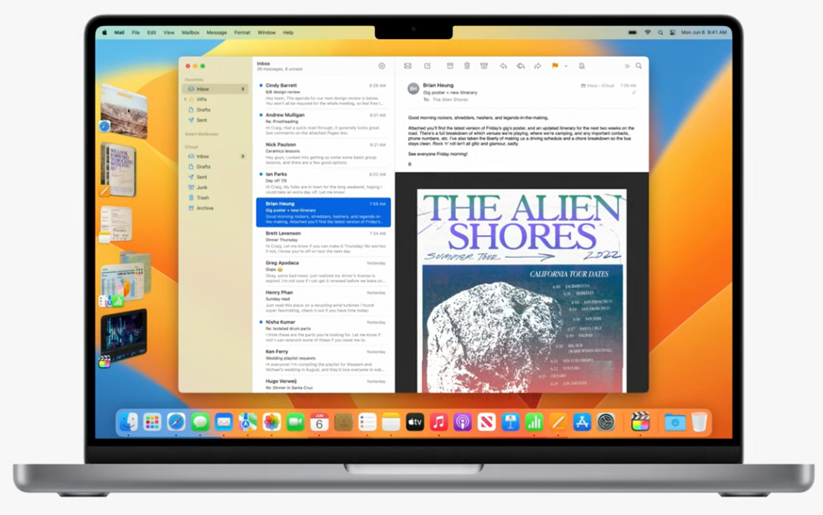 Cómo usar Stage Manager en macOS Ventura