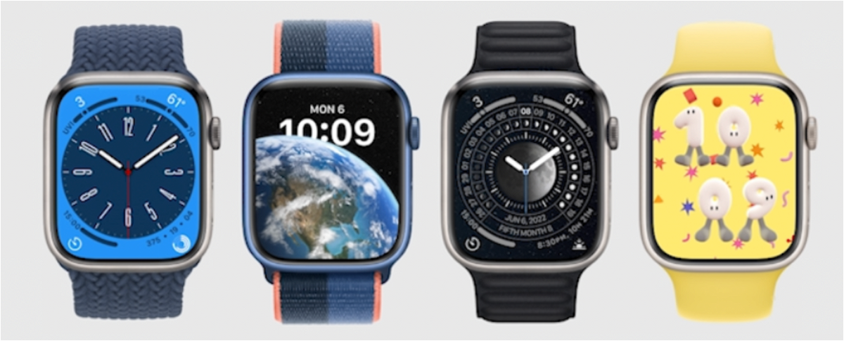 4 new watchOS 9 watch faces