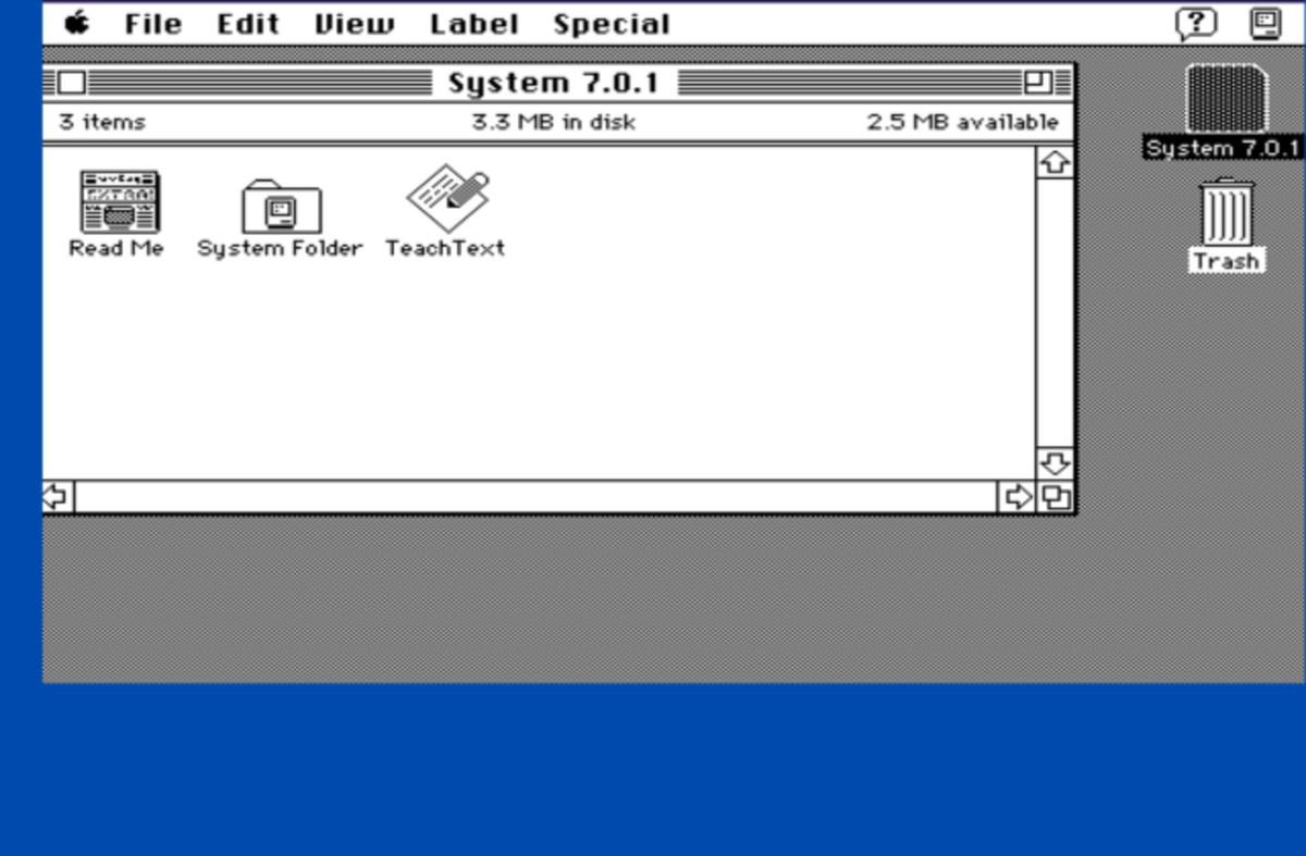 ¿Quieres usar un Mac de los 90? Solo tienes que abrir esta web