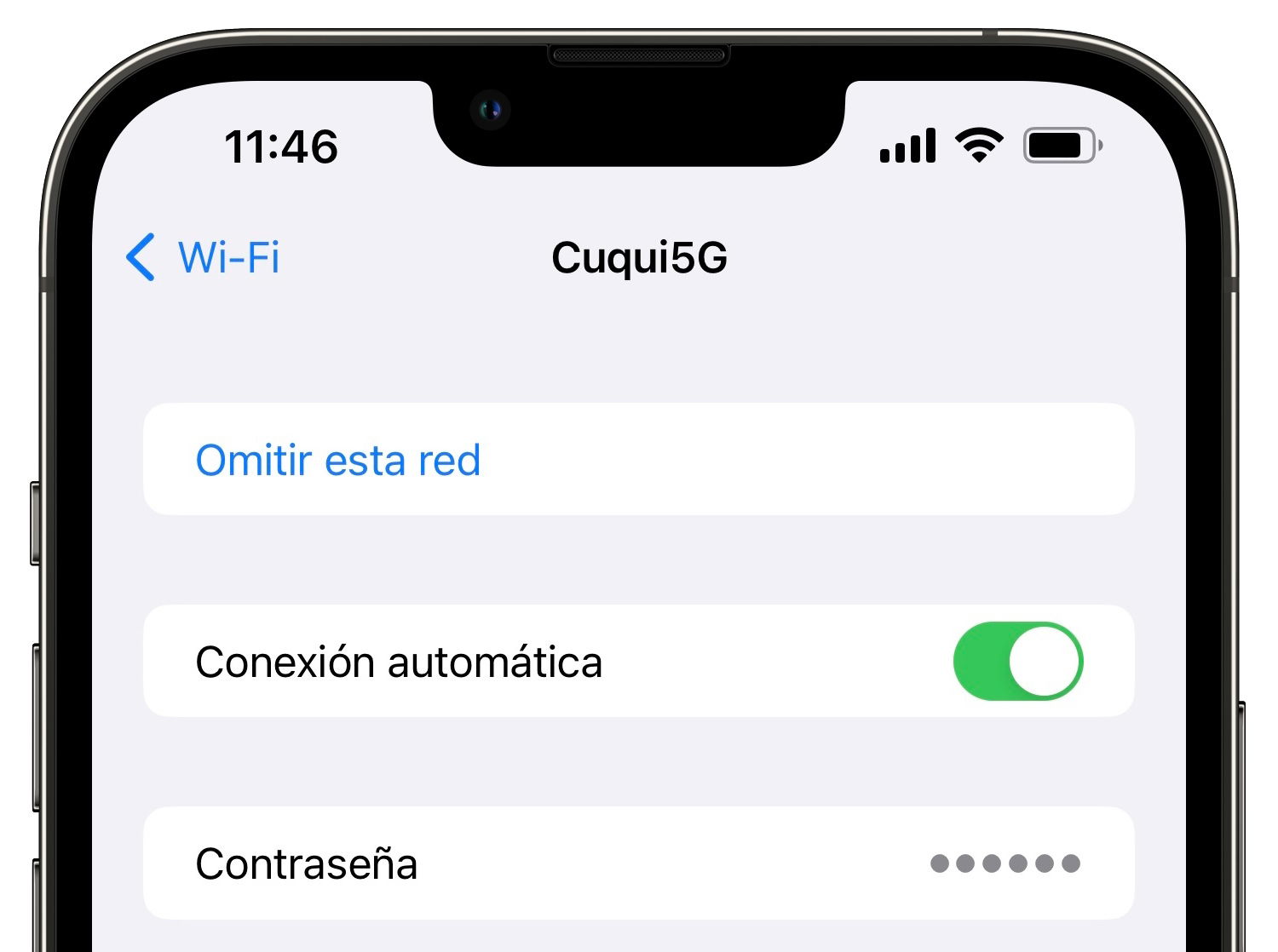 Wifi ios 16