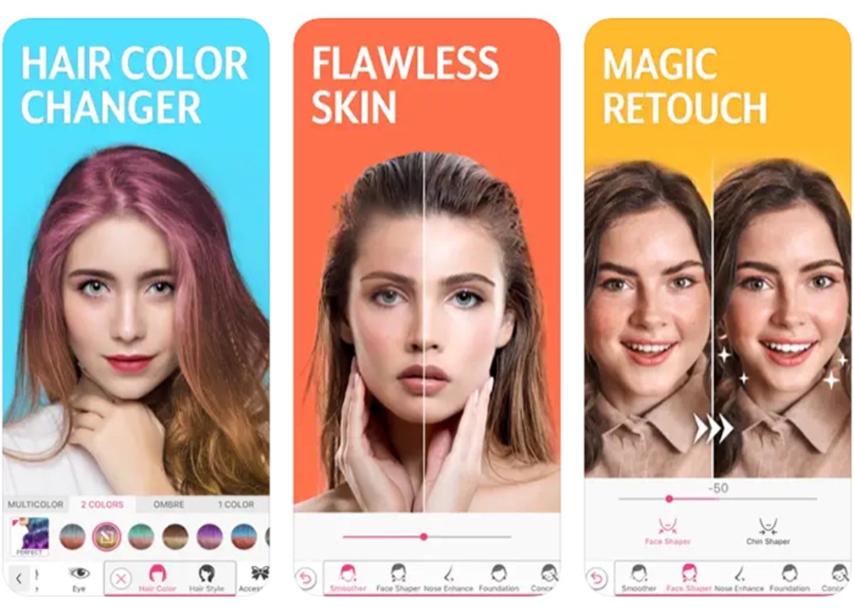 Ajusta de manera automática tus fotografías y selfies con YouCam Makeup