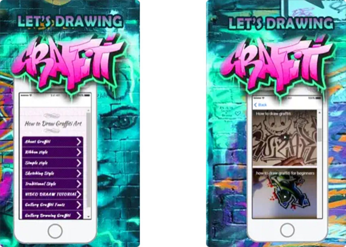 Learning How to Draw Graffiti Art Free: aprende a hacer grafitis paso a paso