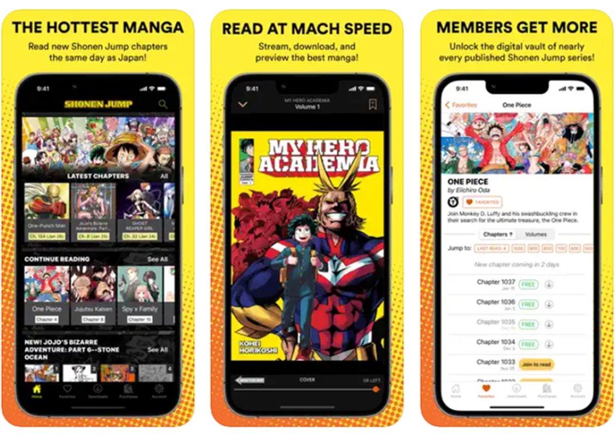 Shonen Jump Manga & Comics: categorías y géneros de mangas para todos los gustos