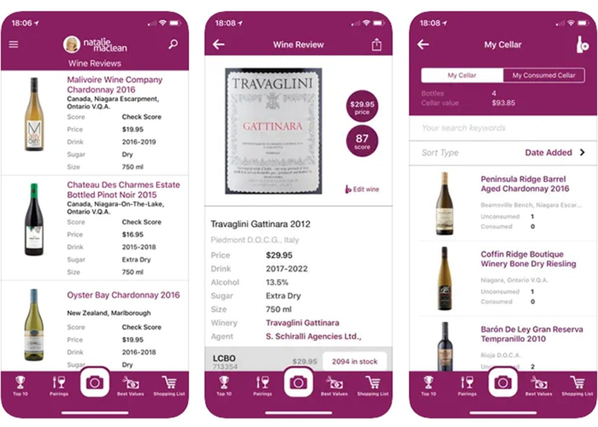 Wine Scanner & Expert Reviews: variedad de reseñas y lista de precios