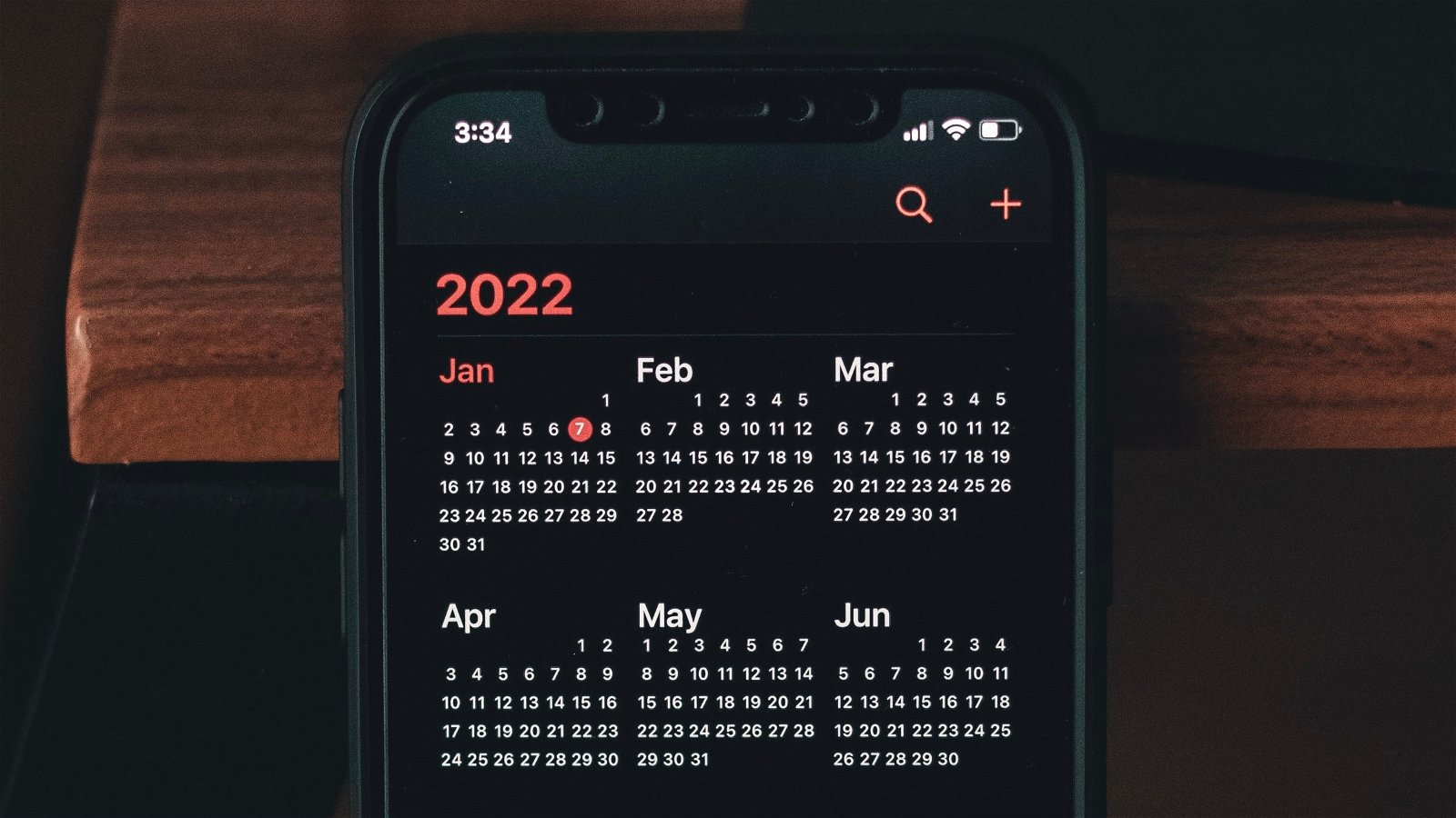 Calendario del iPhone