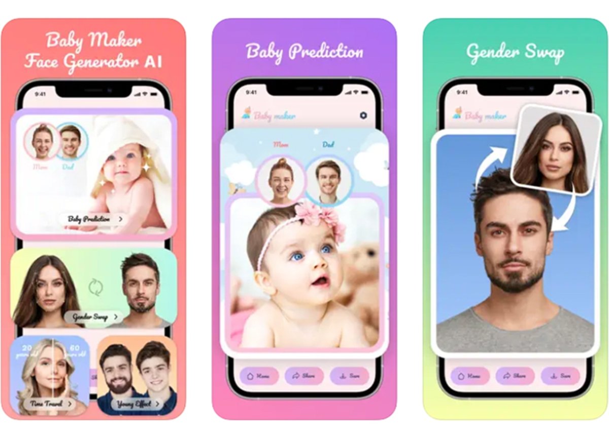 Baby Prediction App Baby Maker: buena app para saber cómo será tu hijo desde iPhone