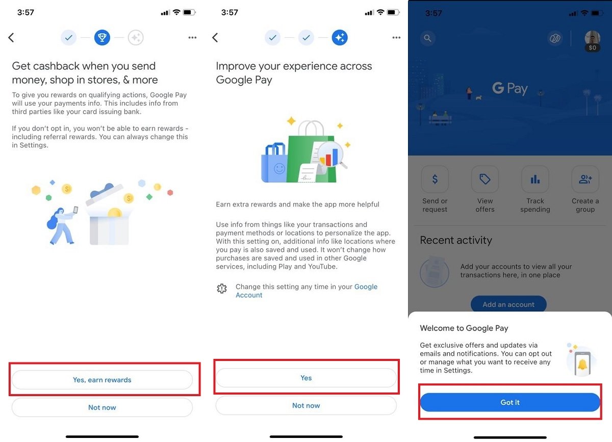 Como configurar Google Pay en tu iPhone paso 3