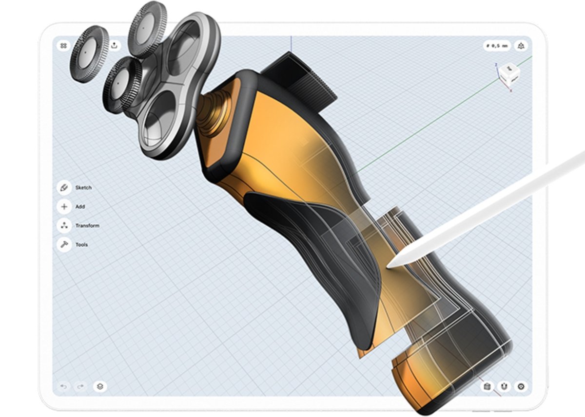 Shapr 3D CAD modeling: buena app para hacer diseños con estilo 3D