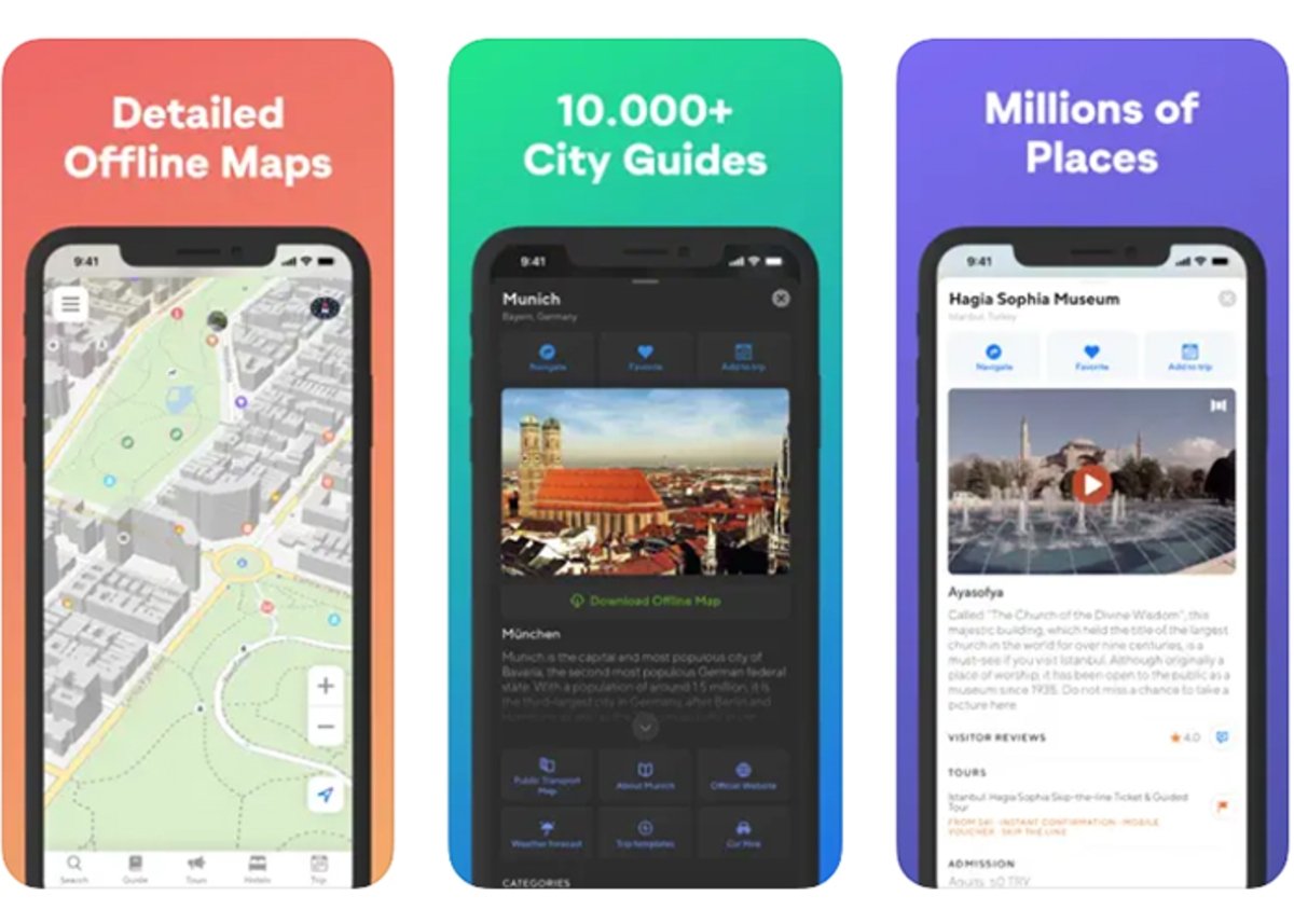 Sygic Travel Maps Offline: guías de viajes, GPS, hospedaje y más