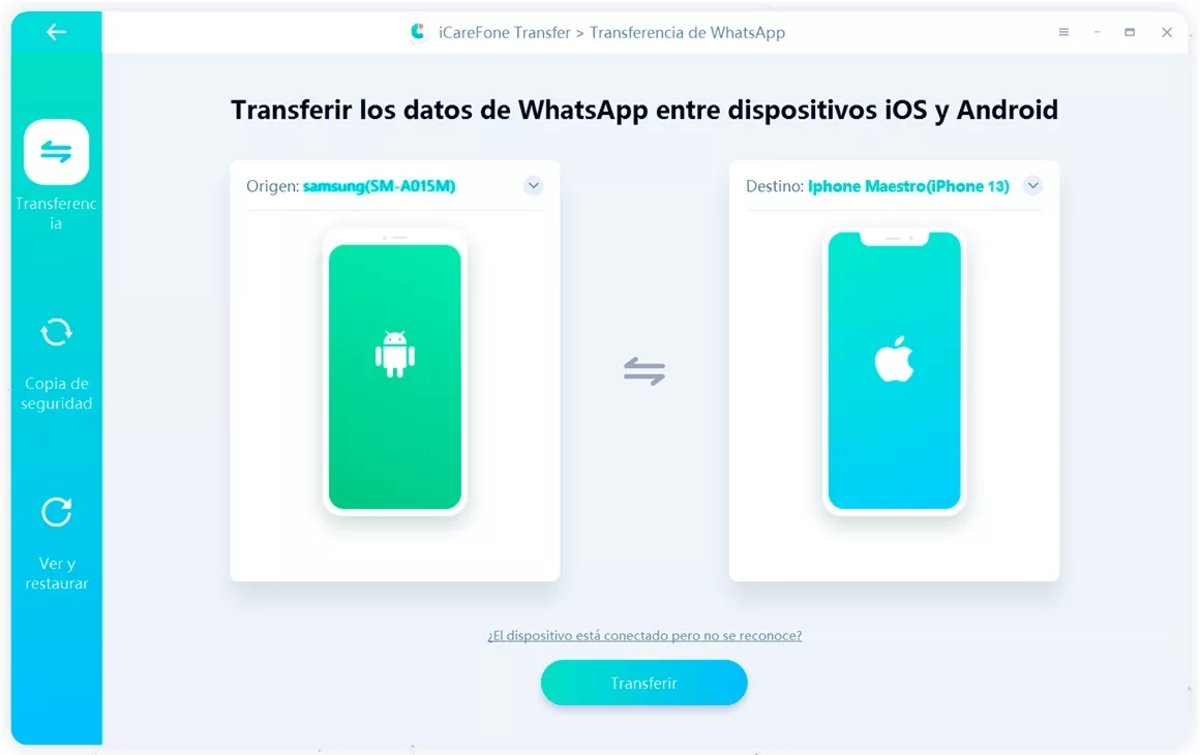 iCareFone WhtasApp Transfer
