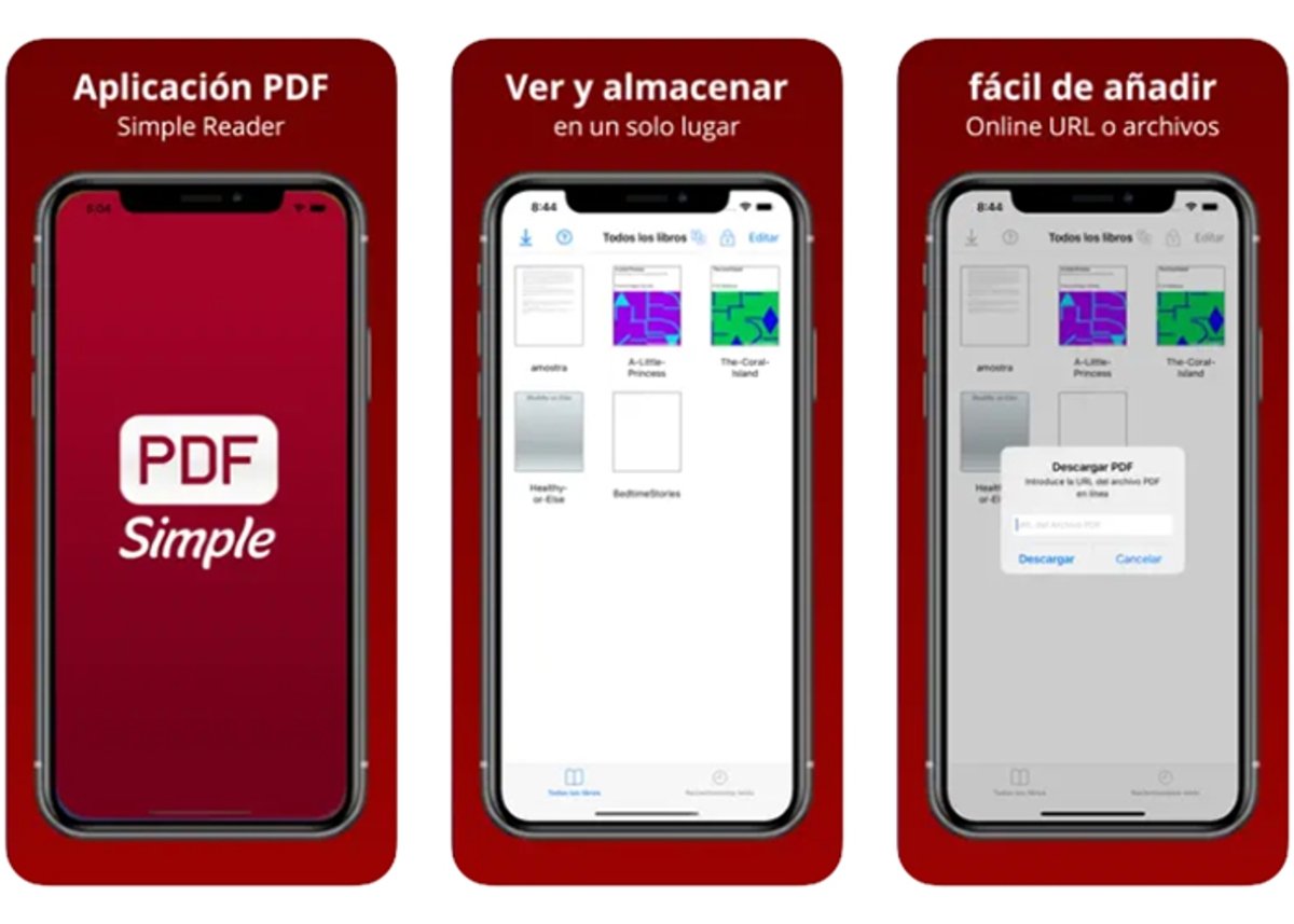 Aplicacion PDF Simple Reader: app para leer y editar tus archivos PDF