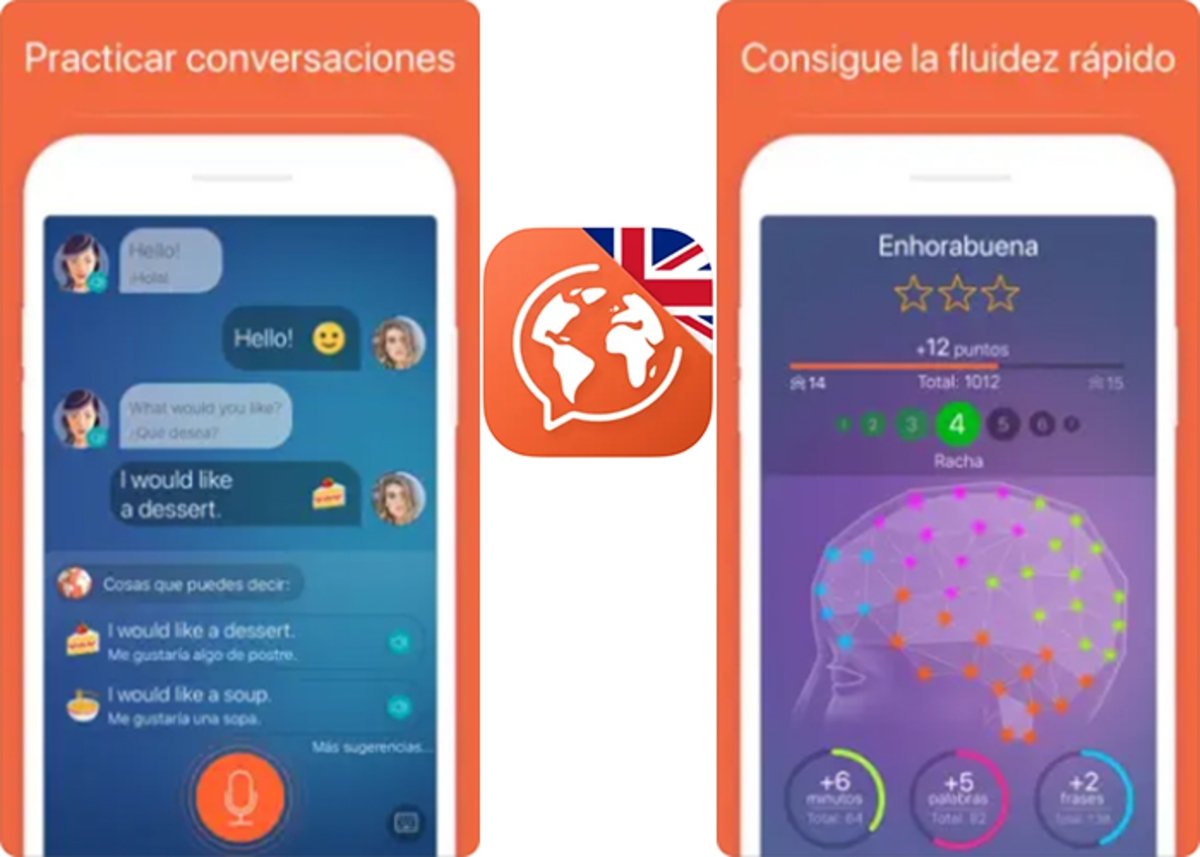 Mondly: practica conversaciones en inglés con esta app