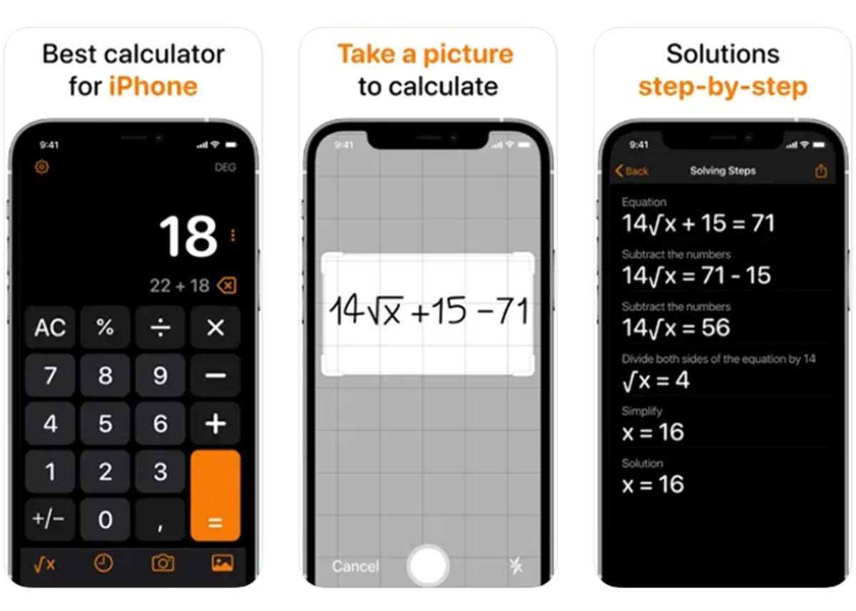 melón seguro empujoncito Apps de calculadora para iPhone y iPad