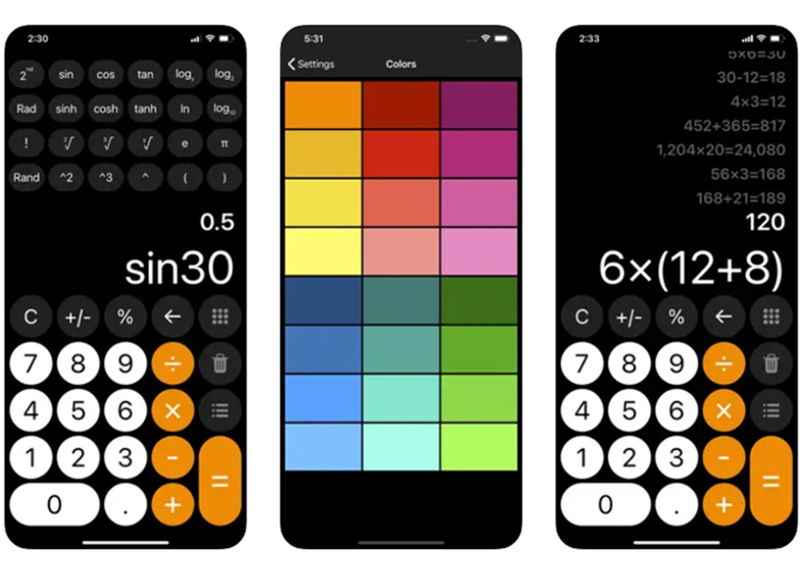 Calculator apps for iPhone and iPad Gearrice