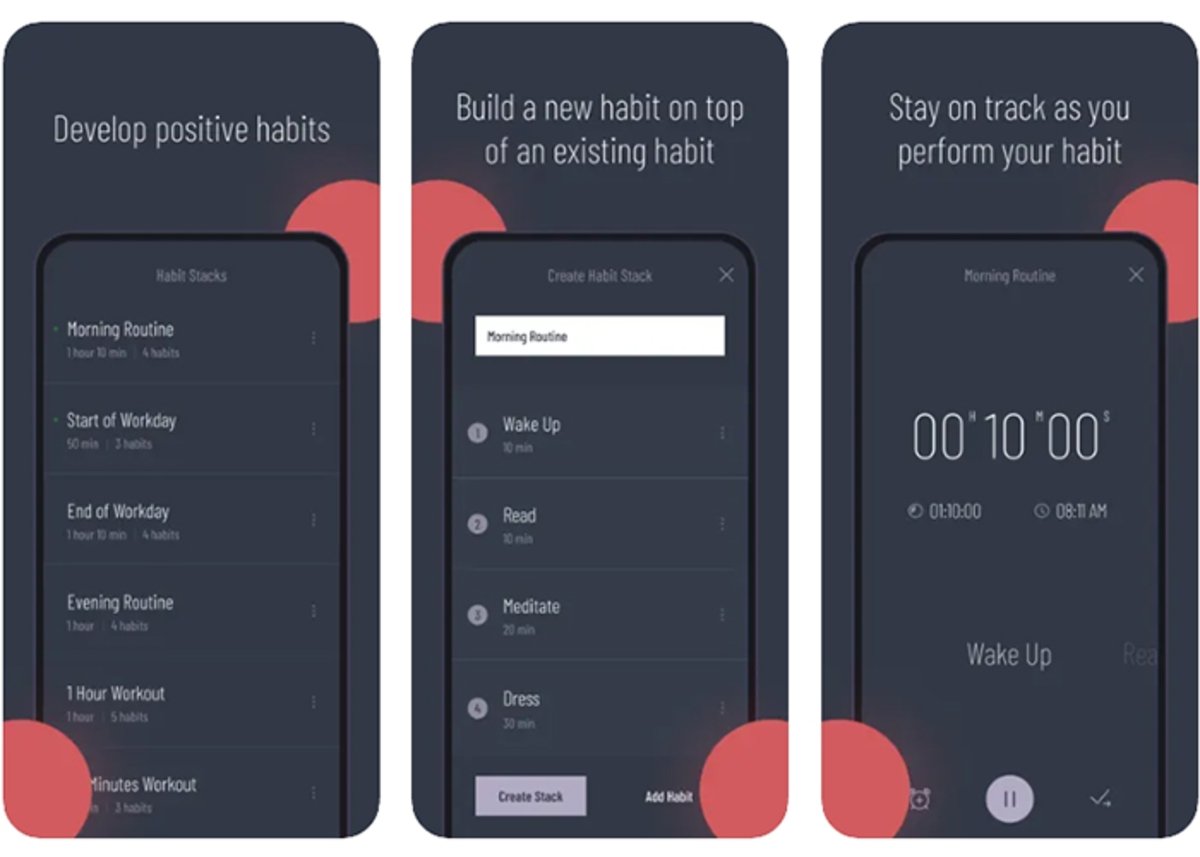 HabitApp: hábitos y rutinas por tiempo