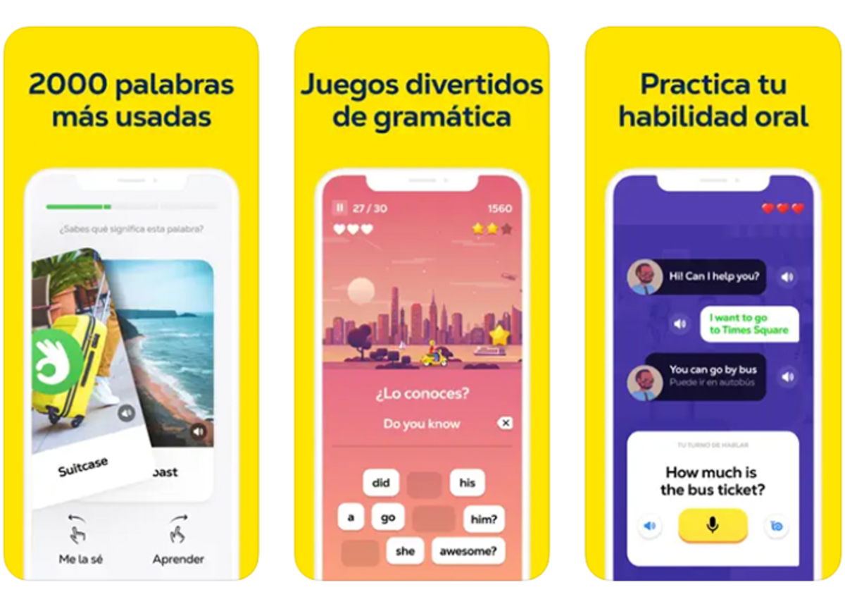 Apps para aprender vocabulario de inglés desde iPhone