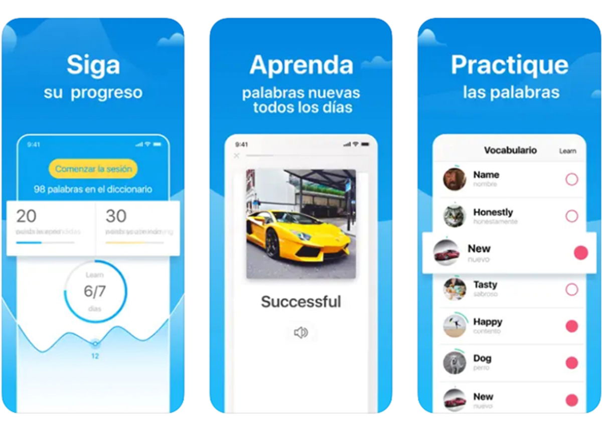 Apps para aprender vocabulario de inglés desde iPhone