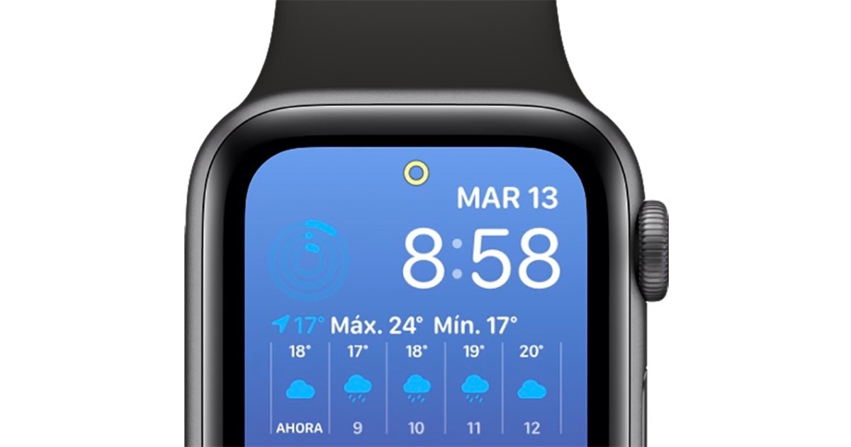 Círculo del Modo bajo consumo del Apple Watch