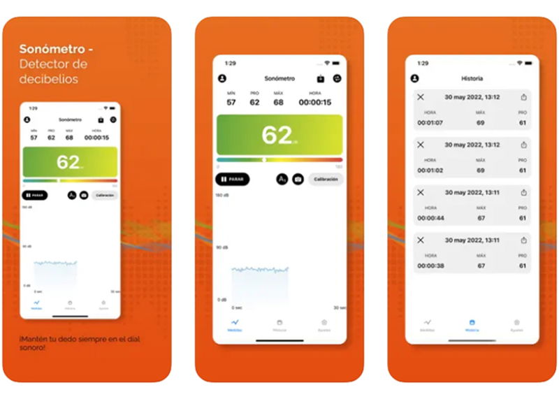 Apps to measure environmental noise level from iPhone Gadgetonus