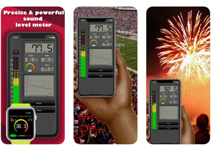 Apps to measure environmental noise level from iPhone Gadgetonus