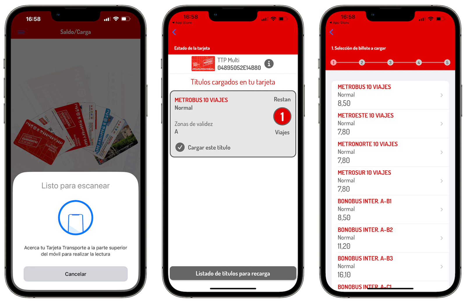Ya puedes recargar la Tarjeta de transporte público de Madrid desde el  iPhone con esta app