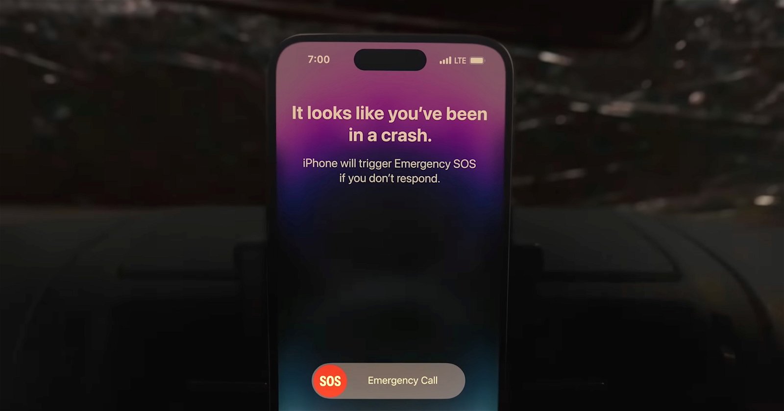 Detección accidentes iPhone 14