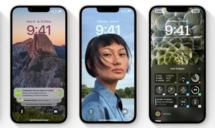 Pantalla de bloqueo de iOS 16