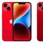 iPhone 14 vs iPhone 13 en rojo