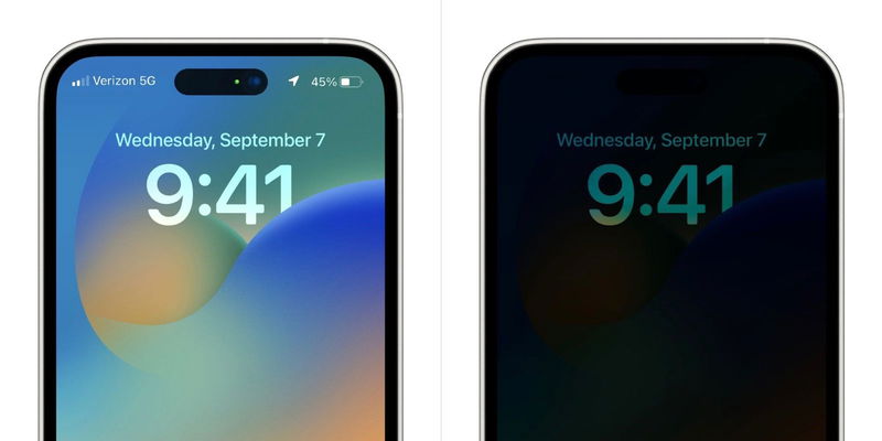 Los iPhone 14 Pro podrían utilizar el clásico indicador de batería y no