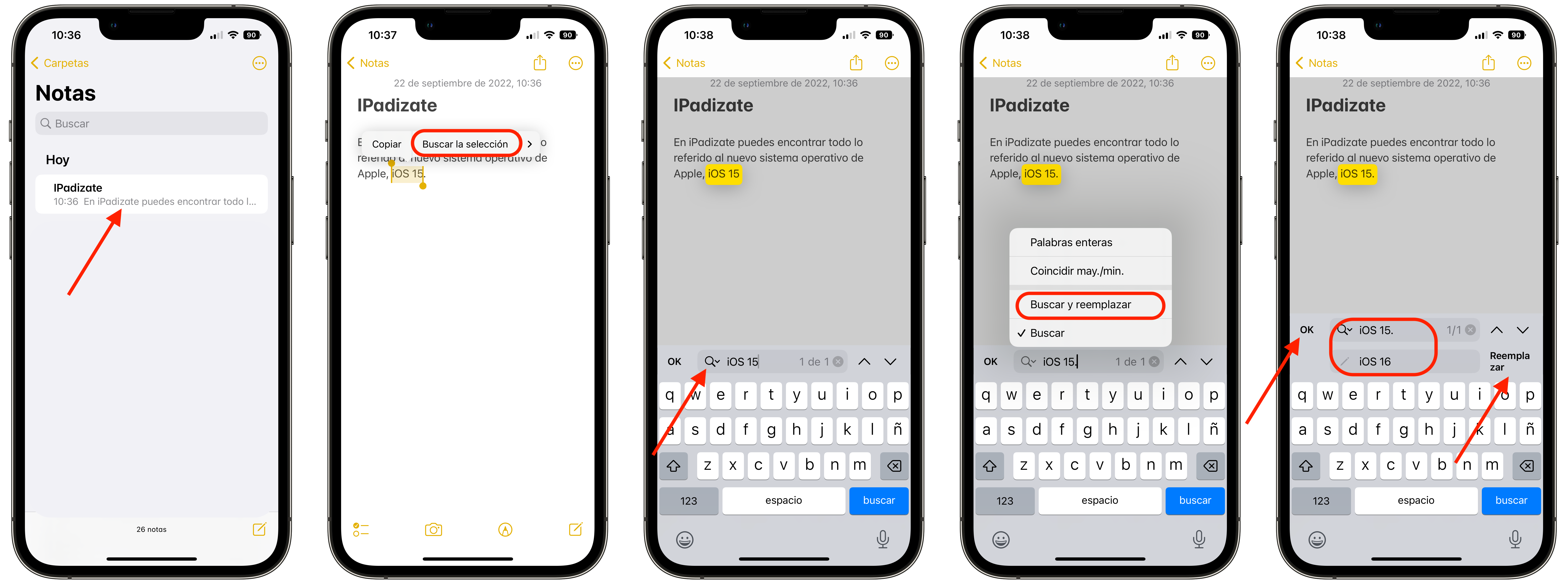 How To Find And Replace Text In The Notes App On IPhone And IPad Gearrice