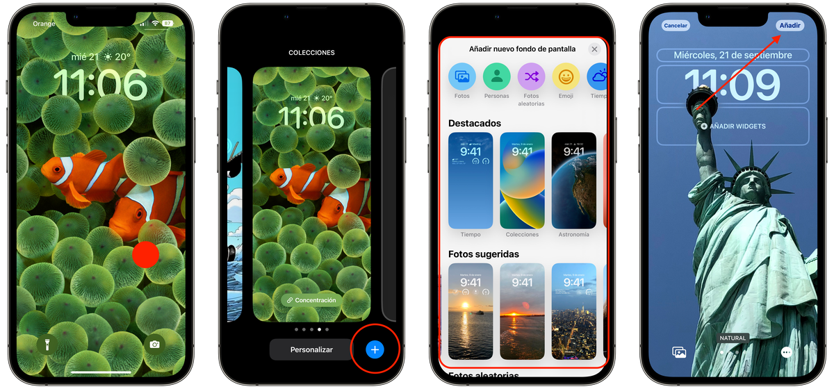 How to use different wallpapers on the lock screen and on the home