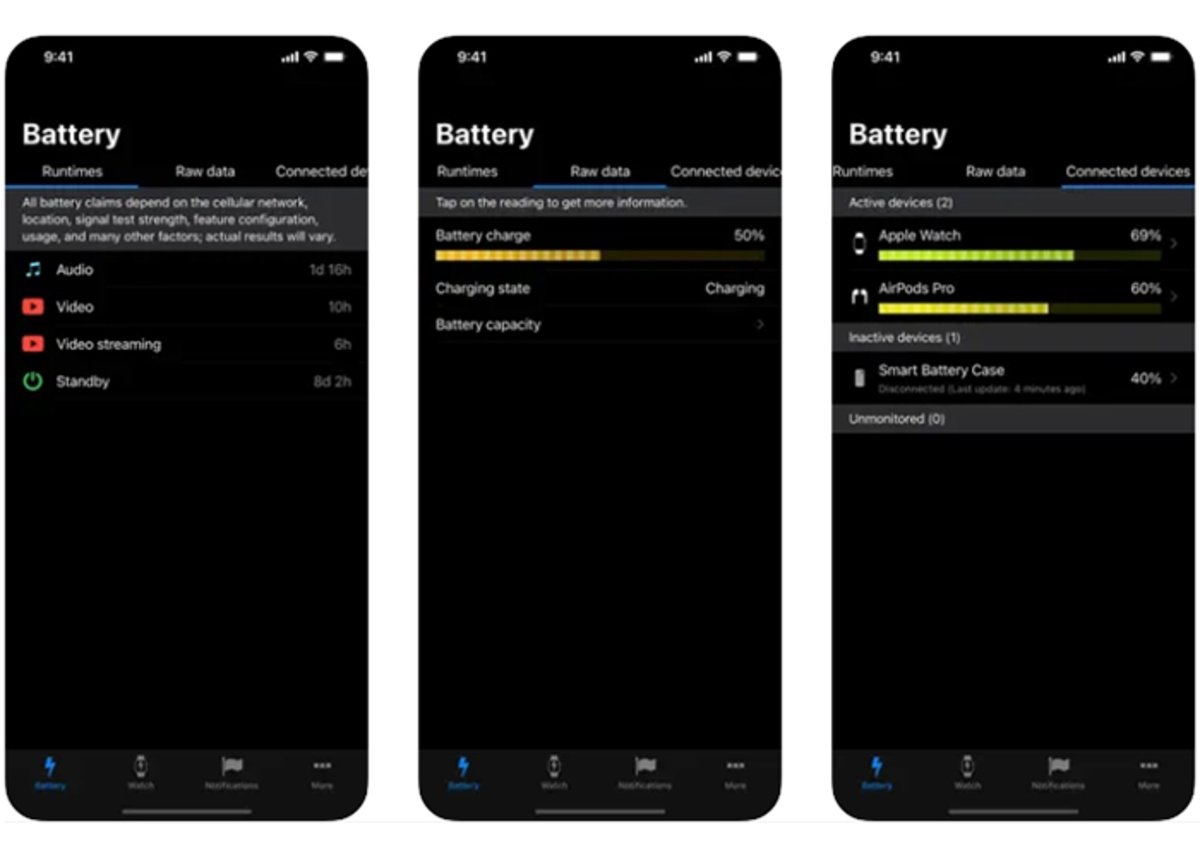 Monitorea la batería de tu iPhone con Battery Life