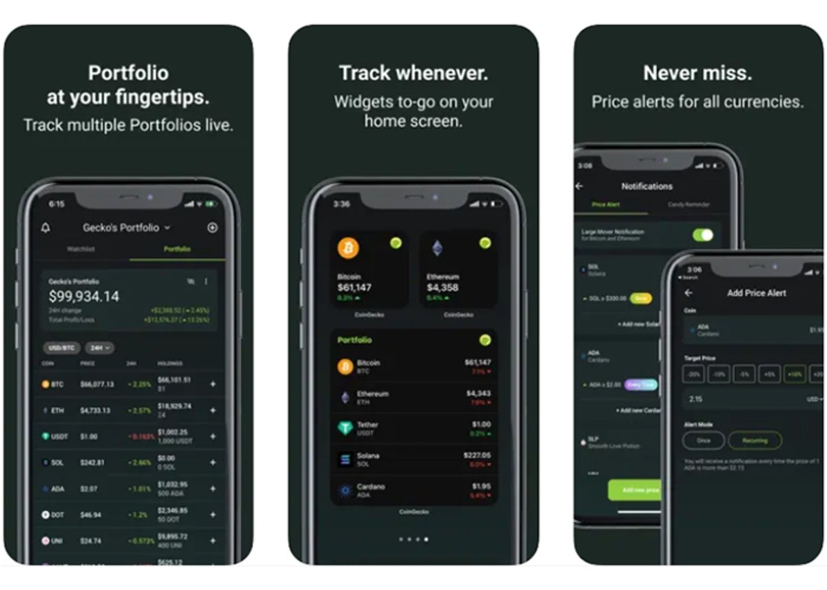 CoinGecko: app para hacer seguimiento de criptomonedas en tiempo real