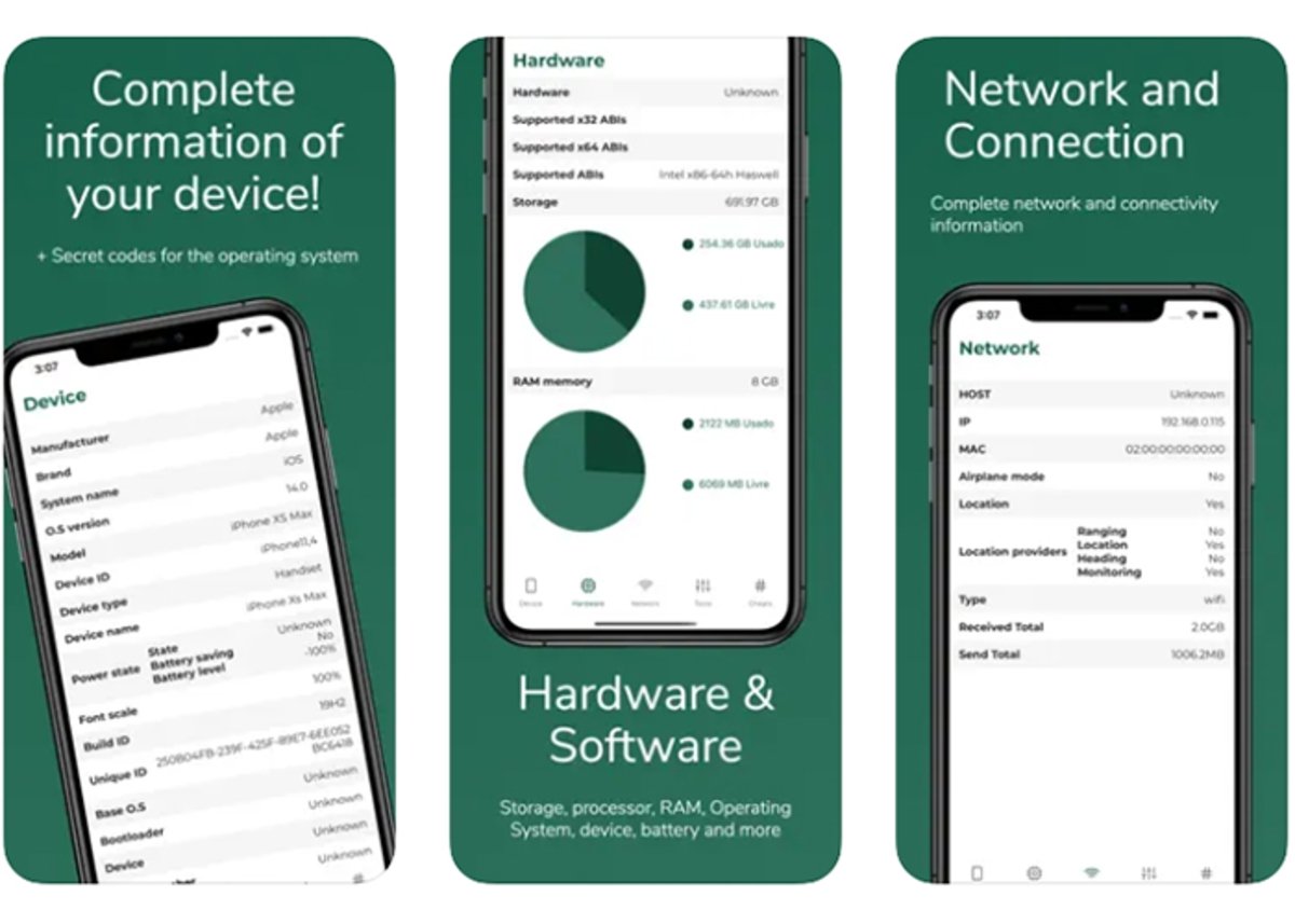 Device Info Toolkit: información detallada de todo los apartados de tu móvil
