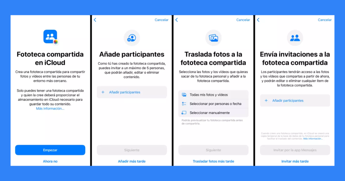 Fototeca compartida de iCloud: todo lo que tienes que saber