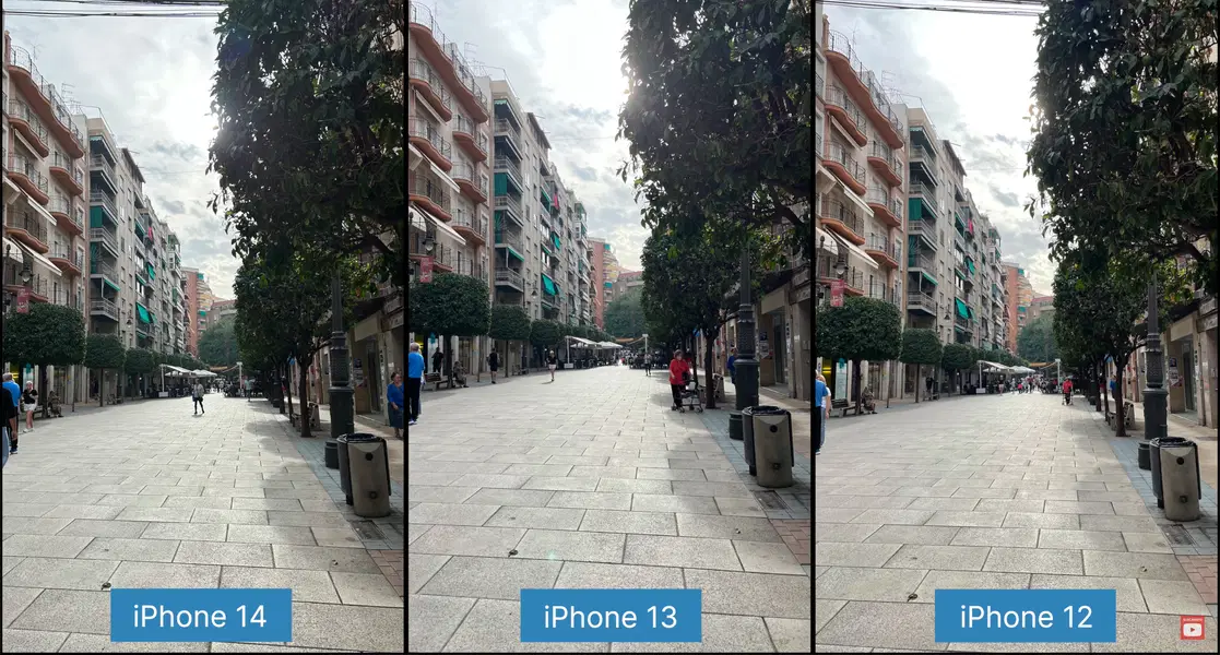 Comparativa de cámaras: iPhone 12 vs iPhone 13 vs iPhone 14