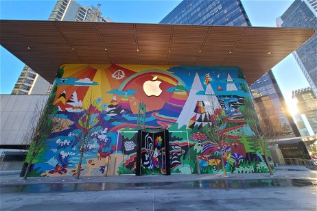 Al más puro estilo de los años 70, así es la nueva y colorida Apple Store de Canadá