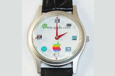 El "Apple Watch original" era analógico y tenía iconos que giraban El "Apple Watch original" era analógico y tenía iconos que giraban