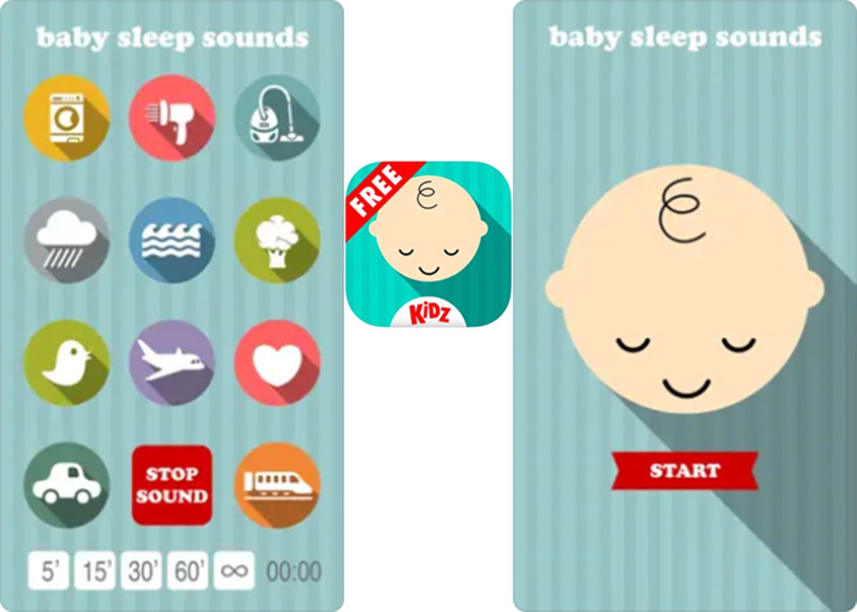 Music apps to sleep babies from iPhone Gearrice