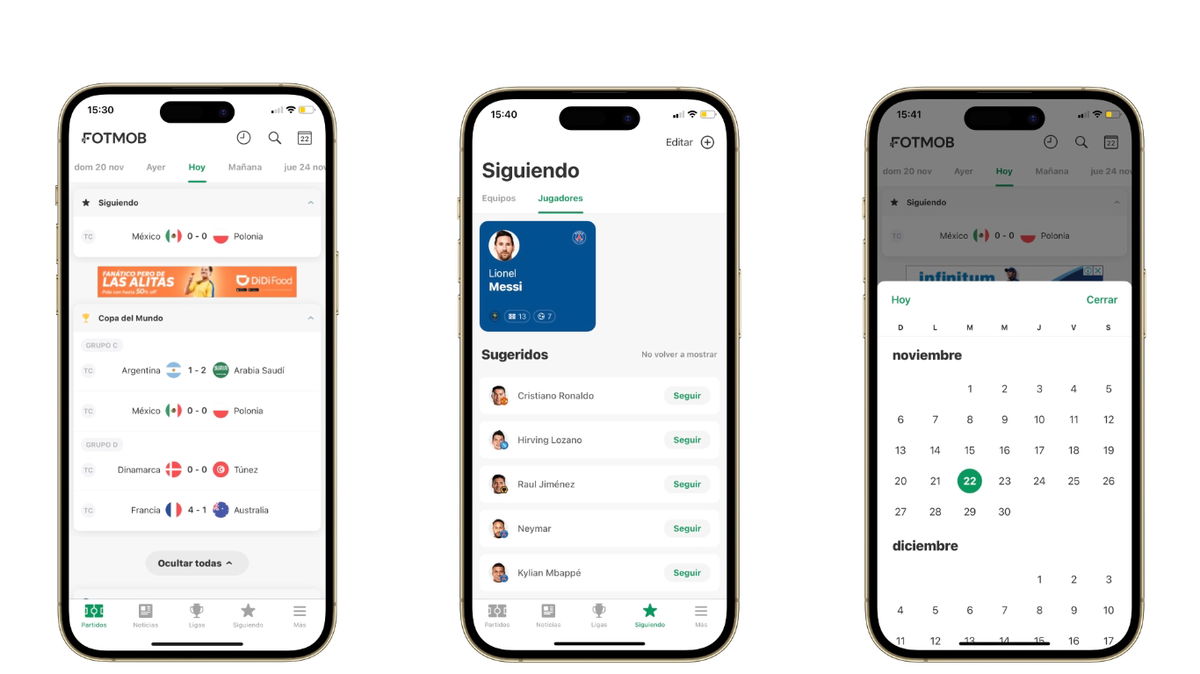 Descarga esta app para seguir el mundial con Actividades en directo