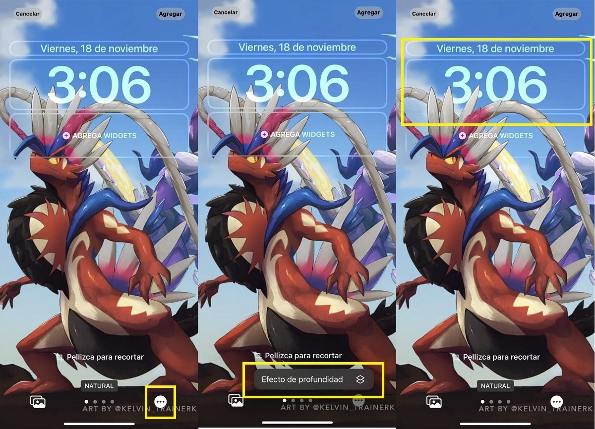 Habilita el efecto de profundidad mientras eliges el fondo de pantalla del iPhone (2)