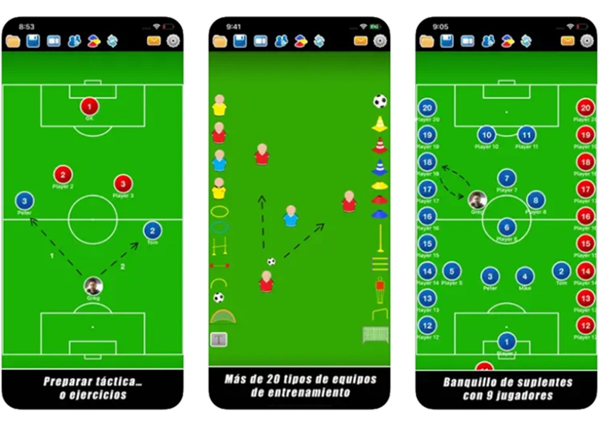Pizarra Tactica-Futbol: tácticas y ejercicios técnicos 