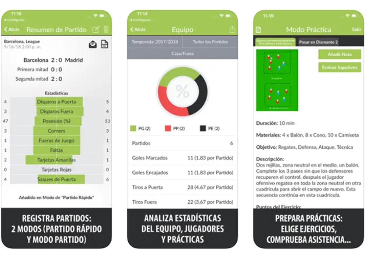 Smart Football Coach: una app para llevar un mejor control y organización de tu equipo de fútbol