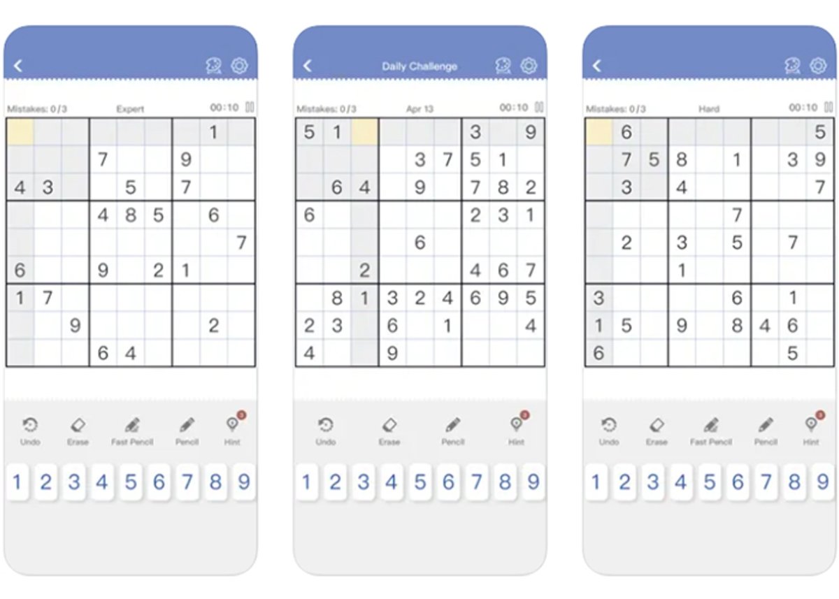 Sudoku - Brain Puzzle Games: más de 5000 rompecabezas de sudoku