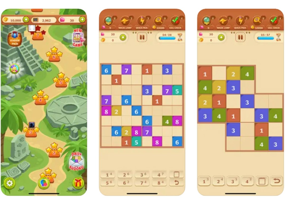 Sudoku Quest Color Sudoku Game: más de 2000 niveles y 11 variaciones de sudoku