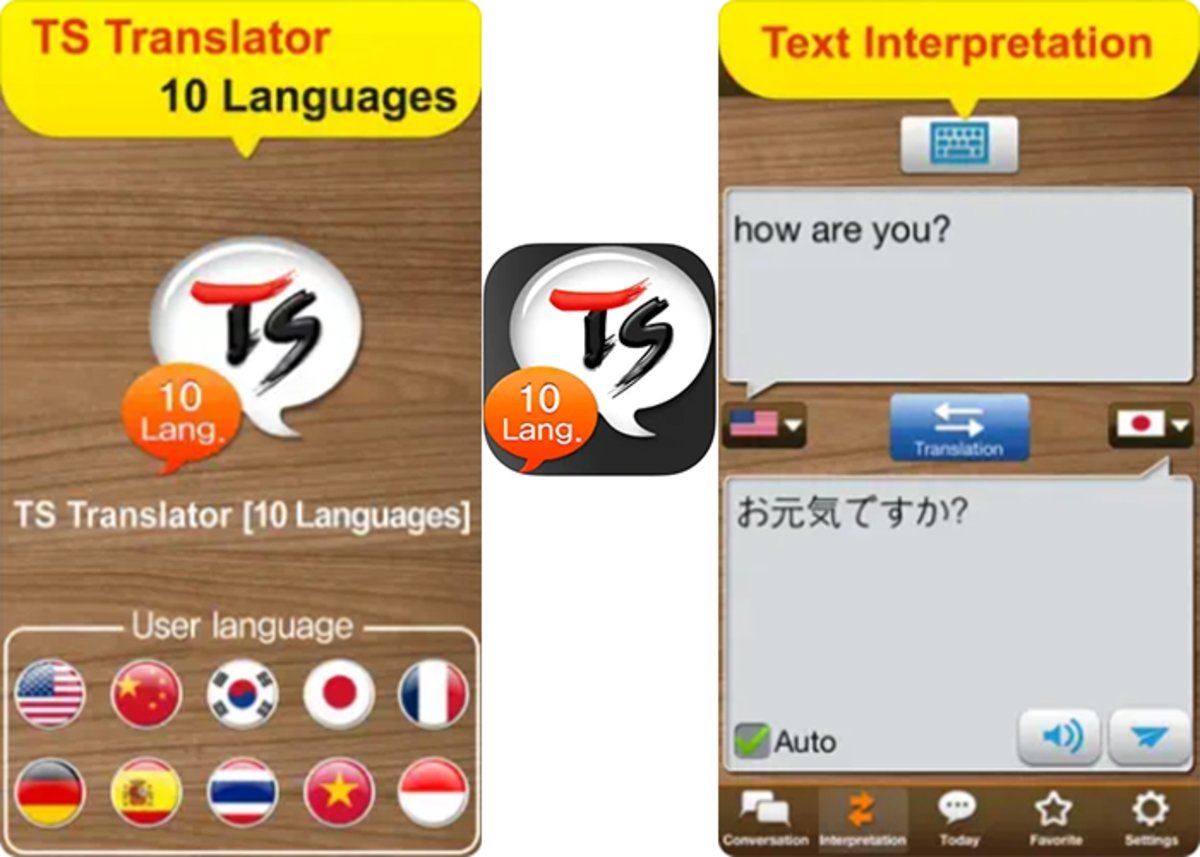 TS Translator: una app para traducir más de 10 idiomas