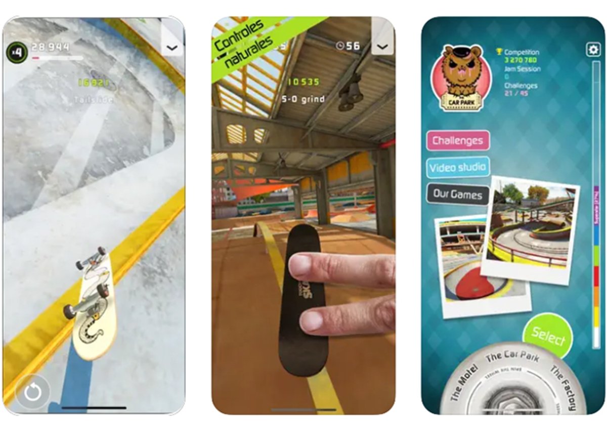 Touchgrind Skate 2 : juego con física realista