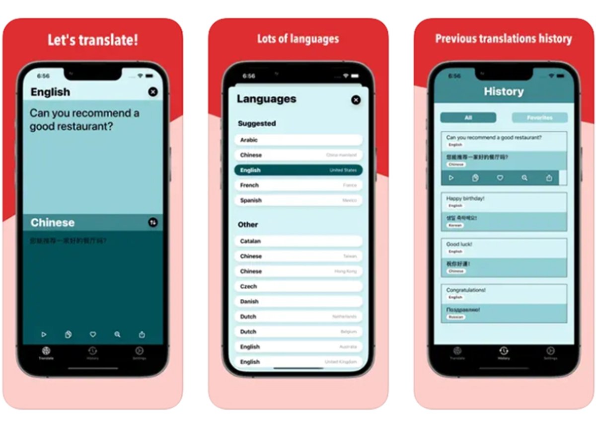 Translate -Easy Translation: una buena aplicación para descargar y tener en el iPhone