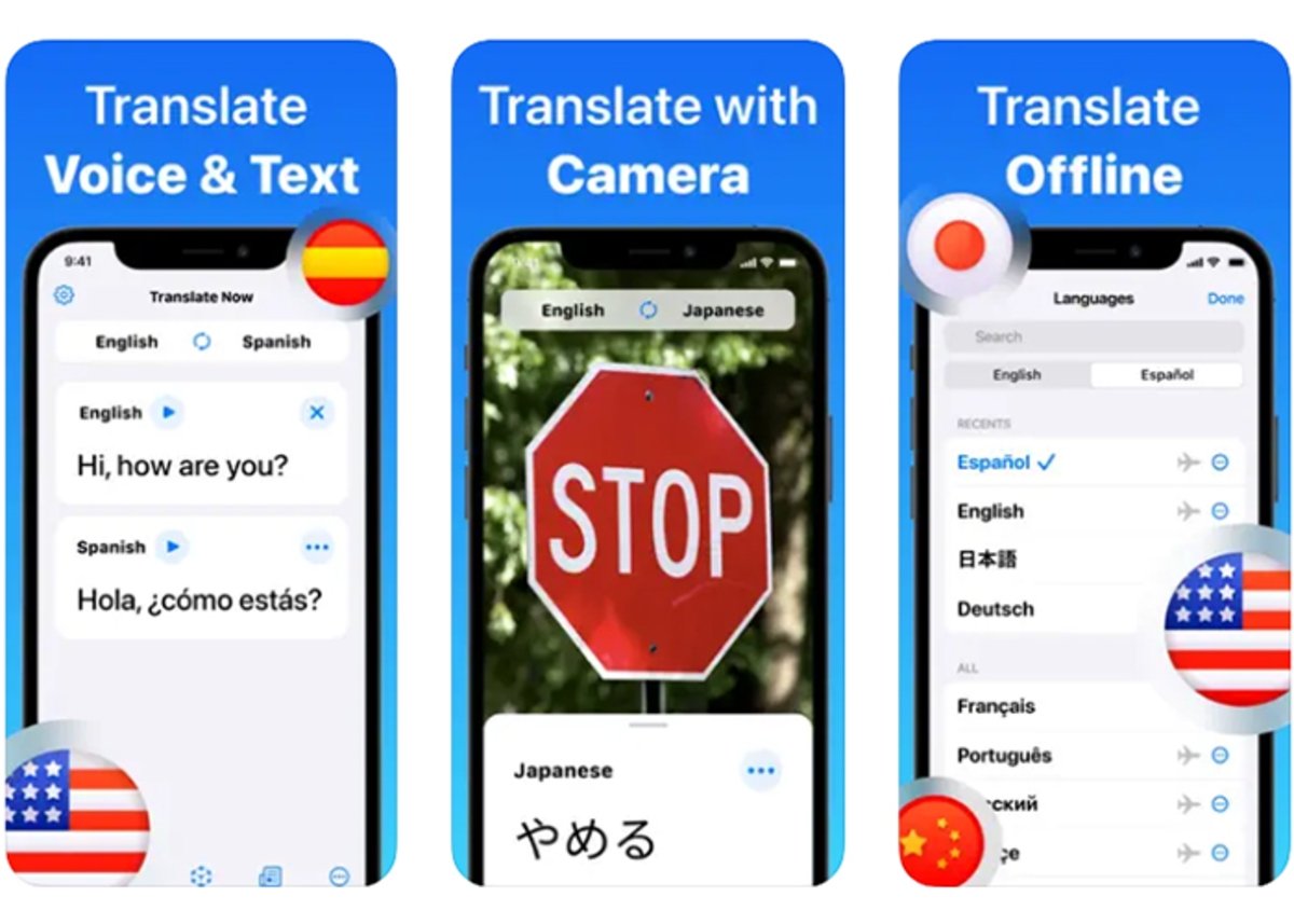 Translate Now: voz y texto en segundos