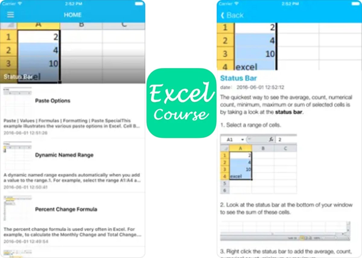 Tutorial para la edición de Excel: aplicación cómoda para aprender Excel desde cero